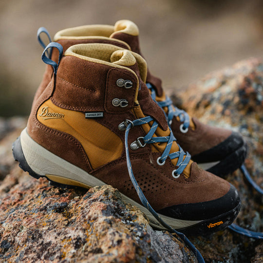 Danner Women's Inquire Mid 5" Waterproof Hiking Boot -Brown/Sand- 64534 - Overlook Boots