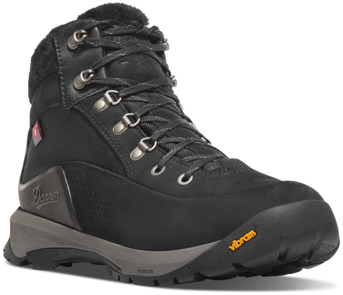 Danner Women's Inquire 5" Waterproof 200G Winter Hiking Boot - Black - 64573 5 / Medium / Black - Overlook Boots