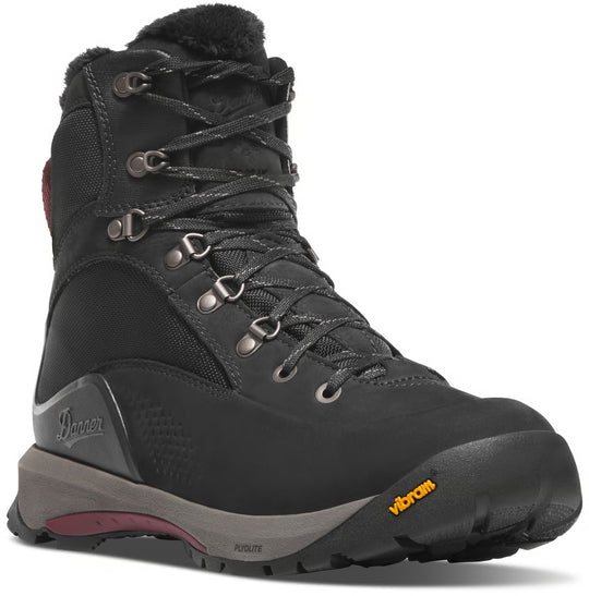 Danner Women's Inquire 7" Waterproof 200G Winter Hiking Boot - Black - 64641 5 / Medium / Black - Overlook Boots
