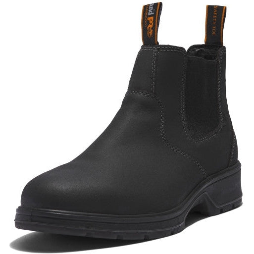 Timberland PRO Men's Nashoba Composite Toe Waterproof Chelsea Work Boot - Black - TB1A2P3R001 - Overlook Boots