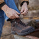 Danner Men's Radical 451 5" Waterproof Hiking Boot - Dark Brown / Red - 65501 - Overlook Boots