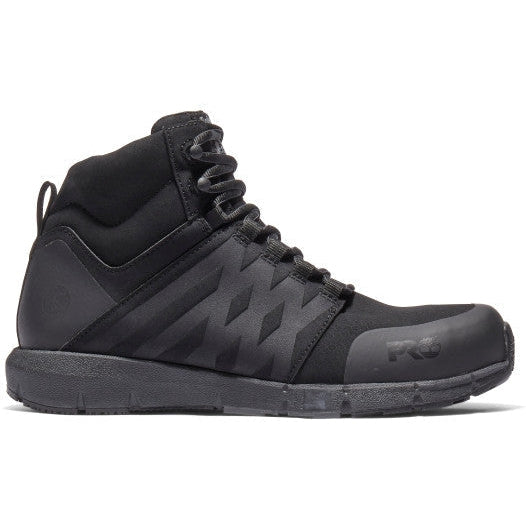 Timberland PRO Men's Radius Mid Composite Toe Work Boot - Black - TB1A28WF001 - Overlook Boots