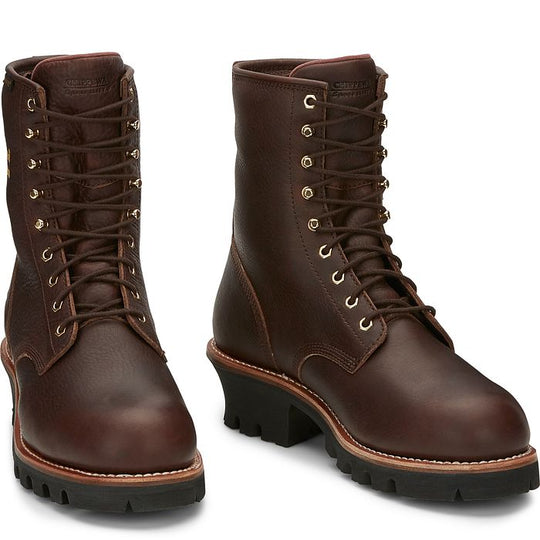 Chippewa Men's Paladin 8" Steel Toe Waterproof 400G Ins Logger Work Boot - 73060 - Overlook Boots