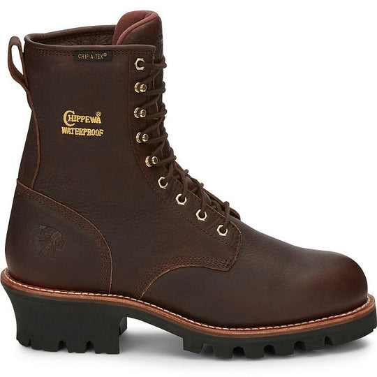 Chippewa Men's Paladin 8" Steel Toe Waterproof 400G Ins Logger Work Boot - 73060 - Overlook Boots