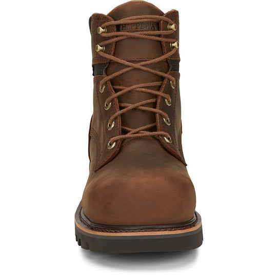 Chippewa Men's Sador 6" Composite Toe Waterproof Lace-Up Work Boot - Tan - 73221 - Overlook Boots