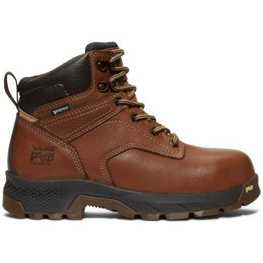 Timberland PRO Women's Titan EV 6" Composite Toe Waterproof Work Boot - Brown - TB1A5P1A214 - Overlook Boots