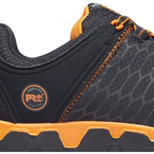 Timberland Pro Men's Powertrain Sport Alloy Toe Sneaker Work Shoe -Black- TB1A1B6S001 - Overlook Boots