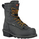Hoss Men's Cross Cut 8" Composite Toe Waterproof Puncture Resistant Logger Work Boot - Black - 80114 7 / Medium / Black - Overlook Boots