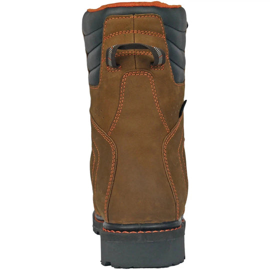 Hoss Men's Clash 9" Composite Toe Waterproof 1000G Insulated Puncture Resistant Work Boot - Brown - 80264 - Overlook Boots