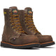 Thorogood Men's 1957 Series 8" Steel Moc Toe WP BLK Wedge Work Boot - Brown - 804-3878 - Overlook Boots