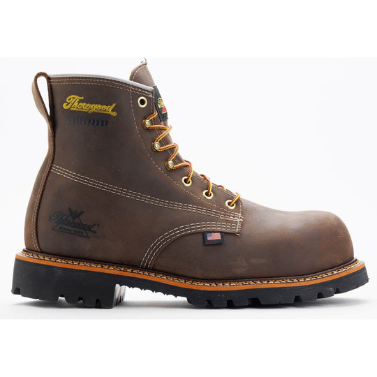 Thorogood Men's American Legacy 6" Composite Toe Waterproof Work Boot -Brown - 804-4148 7 / Medium / Brown - Overlook Boots