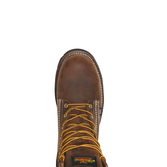 Thorogood Men's American Heritage 8" Steel Toe Slip Resistant Work Boot - Brown - 804-4211 - Overlook Boots