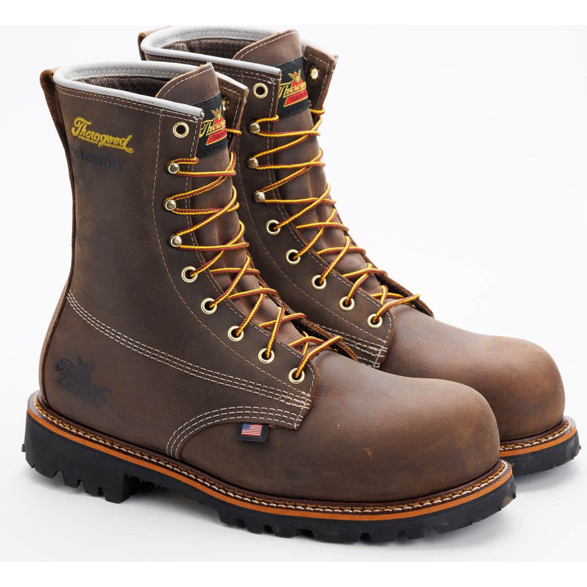 Thorogood Men's American Legacy 8" Composite Toe Waterproof Work Boot - Brown - 804-4248 - Overlook Boots