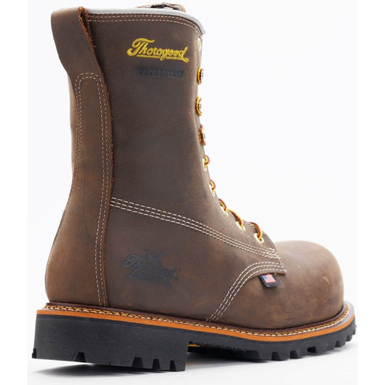 Thorogood Men's American Legacy 8" Composite Toe Waterproof Work Boot - Brown - 804-4248 - Overlook Boots