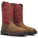 Thorogood Men's Buffalo Ridge 11" Square Toe WP Western Work Boot - Brown - 804-4341 7 / Medium / Brown - Overlook Boots
