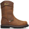 Thorogood Men's Jobsite Series 11" Moc Toe WP Blk Work Boot - Brown - 804-4350 7 / Medium / Brown - Overlook Boots
