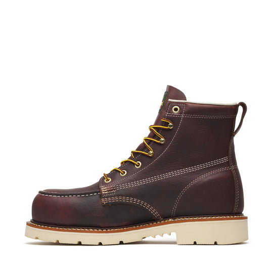 Thorogood Men's American Legacy 6" Nano Moc Toe Slip Resistant Work Boot - Brown - 804-6110 - Overlook Boots