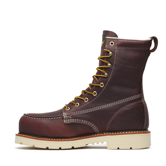 Thorogood Men's American Legacy 8" Nano Moc Toe Slip Resistant Work Boot - Brown - 804-6210 - Overlook Boots