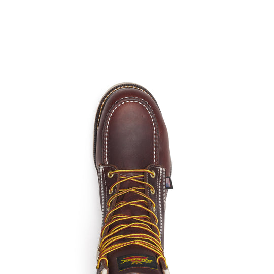 Thorogood Men's American Legacy 8" Nano Moc Toe Slip Resistant Work Boot - Brown - 804-6210 - Overlook Boots
