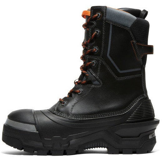 Timberland PRO Men's Pac Max 10" Composite Toe Waterproof Puncture Resistant Work Boot - Black/Orange - TB1A5QXJ001 - Overlook Boots