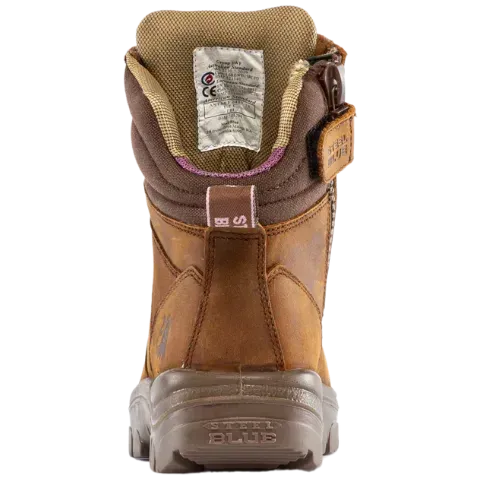 Steel Blue Women's Southern Cross Steel Toe Water Resistant Work Boot - Brown - 812859 - Overlook Boots