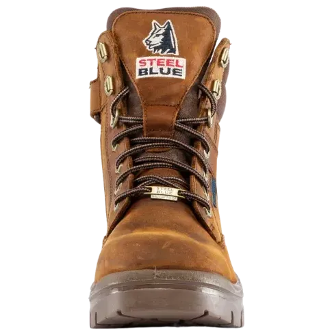 Steel Blue Women's Southern Cross Steel Toe Water Resistant Work Boot - Brown - 812859 - Overlook Boots