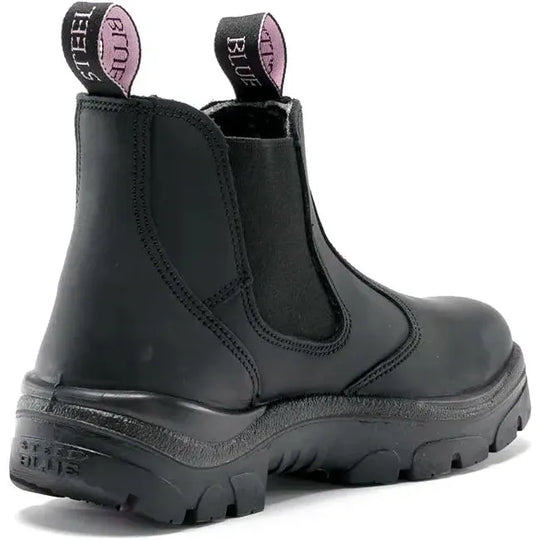 Steel Blue Women's Hobart Ladies 6" Steel Toe Water Resistant Work Boot - Black - 812891 - Overlook Boots