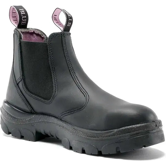 Steel Blue Women's Hobart Ladies 6" Steel Toe Water Resistant Work Boot - Black - 812891 - Overlook Boots