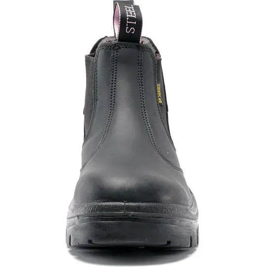 Steel Blue Women's Hobart Ladies 6" Steel Toe Water Resistant Work Boot - Black - 812891 - Overlook Boots