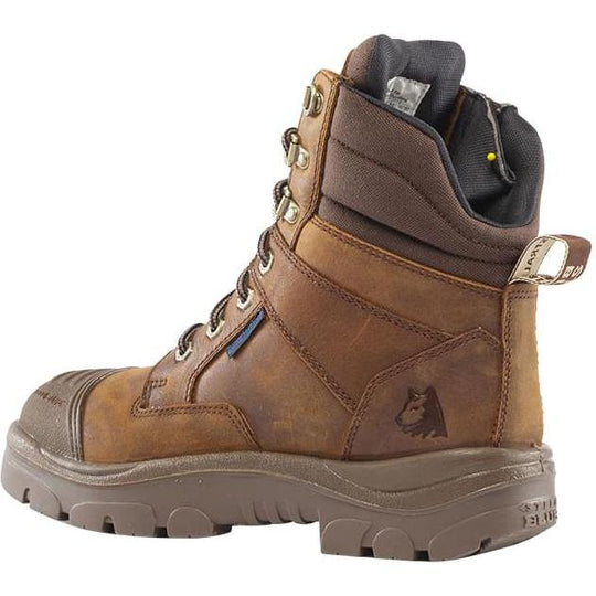 Steel Blue Men's Southern Cross 6" Steel Toe Water Resistant Work Boot - Brown - 812969 - Overlook Boots