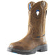 Steel Blue Men's Blue Heeler Met Steel Toe Waterproof Western Work Boot -Brown- 813904 - Overlook Boots