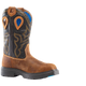 Steel Blue Men's Blue Heeler Steel Toe WP Western Work Boot- Black- 813945 7 / Medium / Black/Brown - Overlook Boots