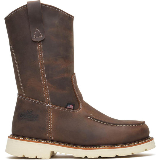 Thorogood American Heritage Bota de Trabajo Wellington para Hombre, 11 Pulgadas, Punta Moc - Café - 814-3311 - Imagen 2