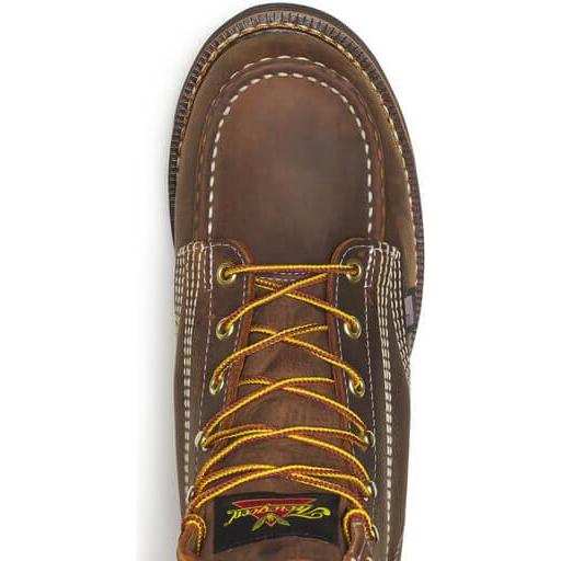 Thorogood Men's American Heritage 6" Moc Toe Wedge Work Boot - Brown - 814-4135 - Overlook Boots