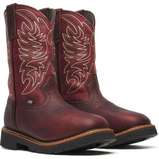 Thorogood Men's Crimson 11" Waterproof Western Work Boot - Chili - 814-4322 - Overlook Boots