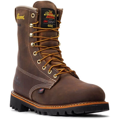 Thorogood American Legacy Bota de Trabajo para Hombre, 8 Pulgadas, Impermeable - Crazyhorse - 814-4520 - Imagen 2