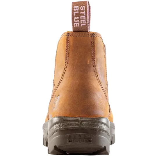 Steel Blue Women's Hobart Ladies 6" Steel Toe Water Resistant Work Boot - Brown - 812891 - Overlook Boots