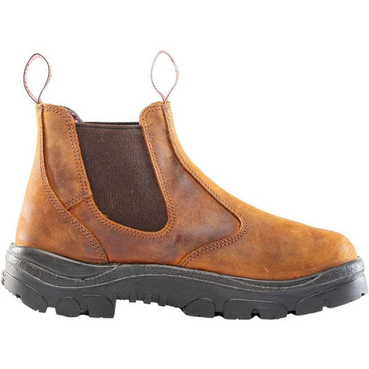 Steel Blue Women's Hobart Steel Toe Water Resistant Metguard Work Boot - Brown - 892854 - Overlook Boots