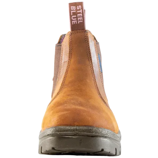 Steel Blue Women's Hobart Ladies 6" Steel Toe Water Resistant Work Boot - Brown - 812891 - Overlook Boots