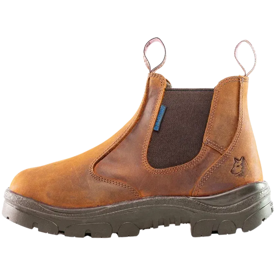 Steel Blue Women's Hobart Ladies 6" Steel Toe Water Resistant Work Boot - Brown - 812891 - Overlook Boots