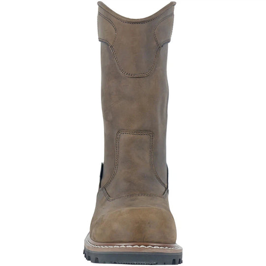 Hoss Men's Buford Composite Toe Waterproof Pull-On Logger Boot - Brown - 90211 - Overlook Boots