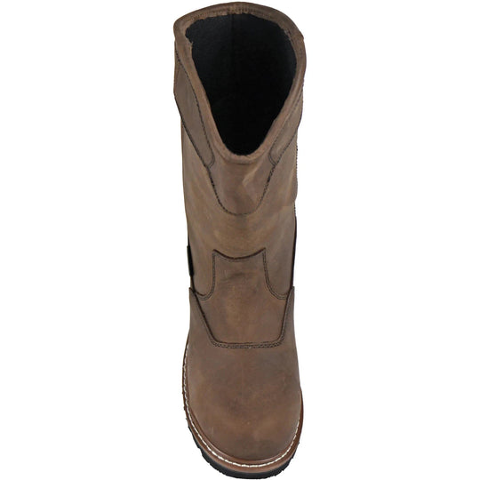 Hoss Men's Buford Composite Toe Waterproof Pull-On Logger Boot - Brown - 90211 - Overlook Boots