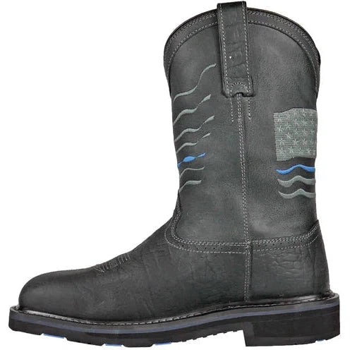 Hoss Men's Rushmore Composite Toe Waterproof Western Work Boot - Charcoal - 91065 - Overlook Boots