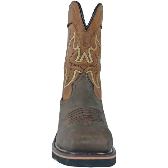 Hoss Men's Showdown Composite Toe Waterproof Moisture Wicking Western Boot - Brown 92042 - Overlook Boots