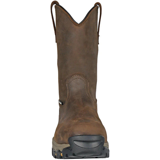 Hoss Men's Recon 11" Composite Toe Waterproof Wellington Work Boot- Brown- 94011 - Overlook Boots