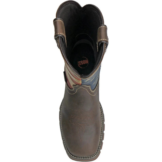 Hoss Men's We The People Composite Toe Waterproof Western Work Boot - Brown - 94021 - Overlook Boots