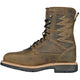 Hoss Men's Brisbee 8" Lacer Composite Toe Slip Resistant Work Boot- Brown- 94062 - Overlook Boots