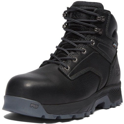 Timberland PRO Men's Titan EV 6" Composite Toe Waterproof Work Boot - Black - TB1A42GN001 - Overlook Boots