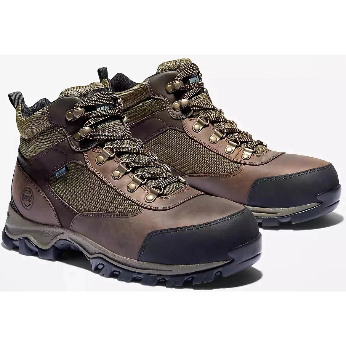 Timberland PRO Men's Keele Ridge Steel Toe Waterproof Work Boot - Brown - TB1A1Q8O214 - Overlook Boots