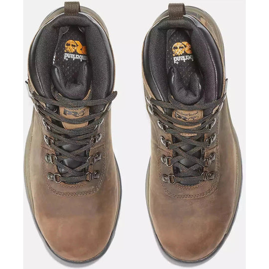 Timberland PRO Men's Flume Steel Toe Waterproof Work Boot - Brown - TB1A1Q8V214 - Overlook Boots